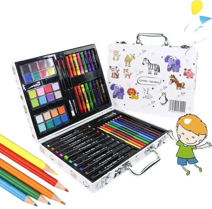 84 Piece Art Suitcase